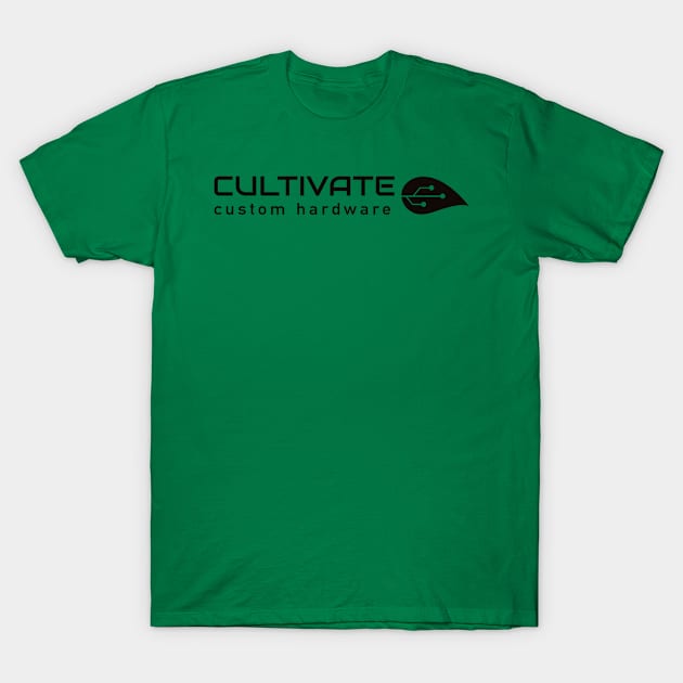 CCH Logo - Black T-Shirt by Cultivate Custom